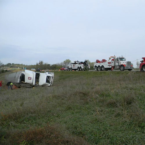 Semi Rollover Recovery